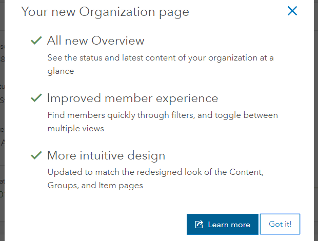 Organization-page